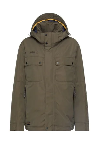 camel active - teXXXactive© Funktionsjacke mit abnehmbarer Kapuze dark olive green - Gr. - 26