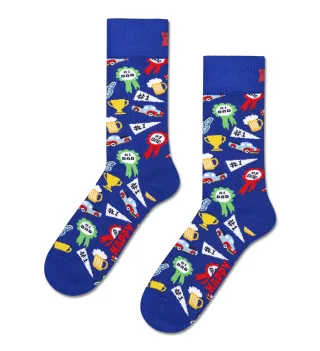 happy socks - Number One Dad Sock Blau - Gr. - 43.5