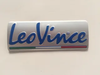 Aufkleber Leo Vince Label Emblem Logo hitzefest, Alu, Sport Auspuff Sticker