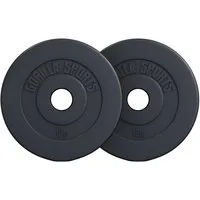 GORILLA SPORTS Hantelscheibe Hantelscheibe Olympia 50/51mm Kunststoff 1,25KG - 15KG, 20 kg