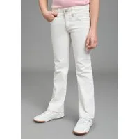 KangaROOS Stretch-Jeans Kangaroos Jeans flared, leicht ausgestellt ausgestelltes Bein, für Mädchen, aus elastischem Twill-Material