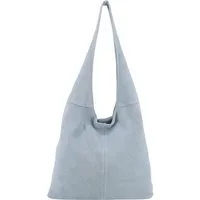 BRISE TASCHE Schultertasche Wildleder Shopper – große Damen Schultertasche, Veloursleder Tasche (Einzeln, 1x Wildleder Umhängetasche), Echtleder Wildleder Verstellbarer Schulterriemen Zeitloses Design