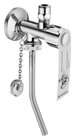 Schell Probenahme-Eckventil Langer Schaft, ASAG, 1/2", chrom, 038350699 038350699