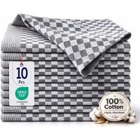 BARBONS Geschirrtuch Geschirrtücher Baumwolle, Küchentücher, Küchenhandtücher 240 g/m², (10-tlg)