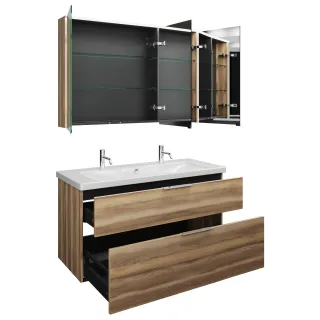 Burgbad SET Eqio Frassino Dekor Cappuccino/Alpinweiss, SFAO123LF3437C0001 SFAO123LF3437C0001