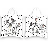 Disney Badeponcho 101 Dalmatiner, Baumwolle, mit Kapuze, Kinder Kapuzenhandtuch 50 x 115 cm