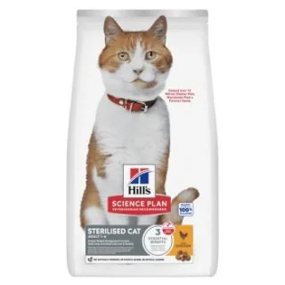 Hill's Science Plan Trockenfutter Katze, Adult, Sterilised mit Huhn 3 kg