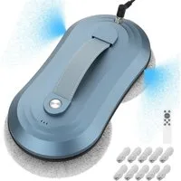 Rebonique Fensterputzroboter 5600Pa Automatischer Fensterroboter Mit Wasserstrahl Sprühfunktion, Fensterputzroboter Rahmen, Rahmenloses Fenster