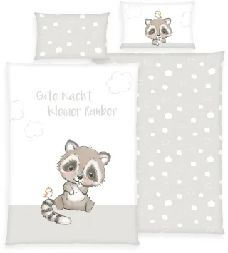 Baby Best Babybettwäsche "Kleiner Räuber" 2 Stk. mit liebevollem Motiv
