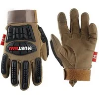 Mustbau Arbeitshandschuhe Sicherheitshandschuhe Mechanikerhandschuhe, Schlaghandschuhe