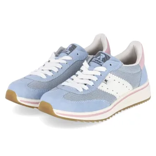 Rieker Low Sneaker - Gr. 36 - Blau - Textil & Synthetik