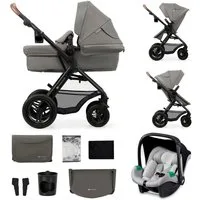 Kinderkraft Kombi-Kinderwagen MOOV 2 Air 3IN1, (Set), mit Luftreifen