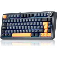 nsihing AULA F75 DE-Layout QWERTZ Mechanische Tastatur RGB Hot Swap Gaming-Tastatur
