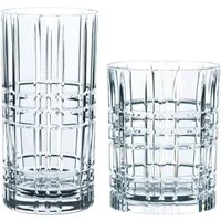 Nachtmann Gläser-Set Highland Square, 12-tlg., Kristallglas, Made in Germany, 12-teilig