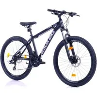 BERLIN BIKE Mountainbike MTB1 Serien Komplettset mit Shimano‑Ausstattung und Premium‑Service, 21 Gang Shimano FD-TZ500/RD-TY300D Schaltwerk, Kettenschaltung, (Shimano Kurbel, Dacron Hydraulische Scheibenbremsen, Aluminiumrahmen), mit hydraulischen Sc