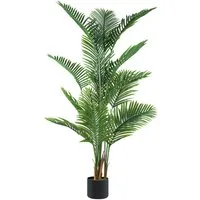 Kunstpalme 180 cm Künstliche Palme Groß im Topf, Areca Palme Kunstpflanze, Youyijia