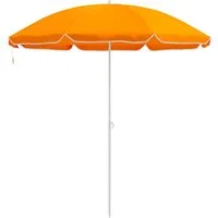vidaXL Sonnenschirm Garten-Sonnenschirm 240 cm 170T Polyester Orange