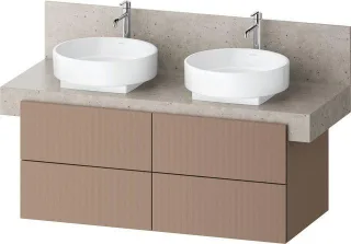 Duravit Balcoon Konsolen-Waschtischunterschrank 1200x522 Schubkästen 4, BA50370JFIF0000