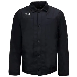 Under Armour Herren beschleunigen Touchline -Knopf -Up -Jacke schwarz 1328072 001