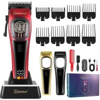 Scttomon Haarschneider G58, Professioneller Haarschneider & Barttrimmer, Barbershop-Haartrimmer USB-C & Ladestation