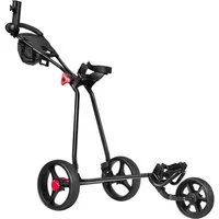 COSTWAY Golftrolley Golfwagen, mit Schirm-, Tassen- und Telefonhalter