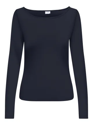 JDY - JDYSISSY L/S BOATNECK TOP JRS Sky Captain - Gr. - XS