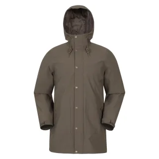 Mountain Warehouse - Jacke, wasserfest für Herren (Dunkelbeige)