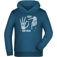 MyDesign24 Hoodie Kinder 67 Kapuzensweatshirt Kapuzenpullover mit six seven Aufdruck i772