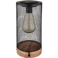 GLOBO LIGHTING LED Solarleuchte SOLAR, LED fest integriert, Warmweiß, Solarlampe für Garten, Toller Lichteffekt, Terrasse, Balkontisch