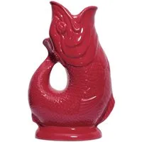 Gluckigluck Wasserkaraffe, (Original Gluggle Jug aus England), mit Gluckergeräusch, handgefertigt, ikonisches Fisch-Design, 1,2 L
