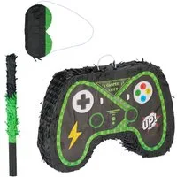 relaxdays Pinata Set Controller mit Stab und Maske