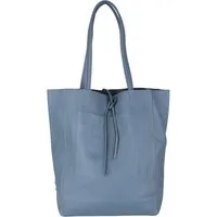 MIRROSI Shopper aus Echtleder / Wildleder, Made in Italy, Henkeltasche Tasche (Einkaufstasche in vielen trendigen Farben), Tragetasche (38x38x16cm) mit Stauraum A4 Ordner
