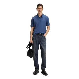 Hugo - "Donos" Poloshirt für Herren, Baumwolle (Mittelblau)