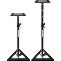 Pronomic Lautsprecherständer SLS-10 Stativ für Studio Monitor, (bis 0 Zoll, 2-tlg., Boxenstativ für Studiomonitore - schwere Dreiecksbasis)