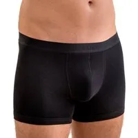 HERMKO Boxer 8950 mit Webbund, Bio-Baumwolle/Elastan, kurzem Bein, Feinripp