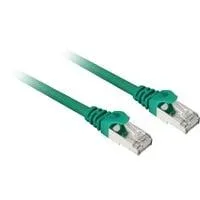 Patchkabel SFTP, RJ-45, mit Cat.7a Rohkabel grün, 10 Meter