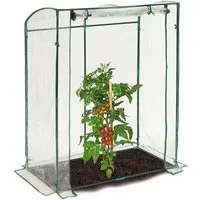 relaxdays Foliengewächshaus Tomatengewächshaus mit PVC-Folie