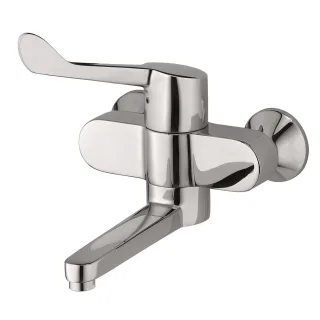 KLUDI MEDI CARE Wandarmatur-Einhandmischer Ausladung 230 mm Armhebel chrom 349200524