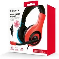 BigBen Switch / Lite Stereo Gaming Headset V1 rot, blau BB006926 Zubehör Nintendo