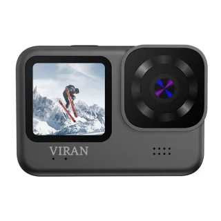 VIRAN V9 4K 60FPS WiFi Anti-shake Action Camera with Remote Control Dual Color Screen Diving Cycling Waterproof Sports R