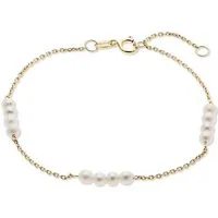 CHRIST Armband CHRIST Damen-Armband 585er Gelbgold Süßwasserperle