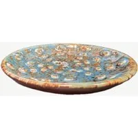 Holzwurm GmbH Seifenschale Schale Muschel, mit Löchern, Keramik - Muschelform, Ø 10 cm, Bad, Gäste-WC, Regal, Fensterbank - maritimer oder natürlicher Dekoration