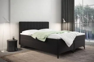 Boxspringbett Schlafzimmerbett AKRON 180x200cm inkl.Bettkasten