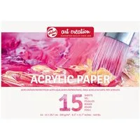 Talens Zeichenpapier Acrylicpapier, 15 Blatt