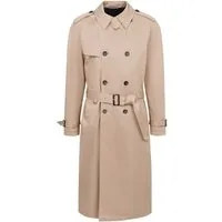 bugatti Trenchcoat mit Bindegurt & Hemdkragen
