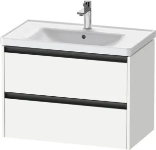 Duravit Ketho.2 Waschtischunterbau wandhängend Weiß Matt 784x455x549 mm - K25283018180000 K25283018180000