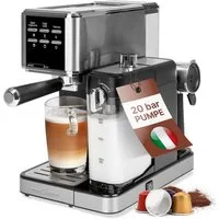 ProfiCook Espressomaschine PC-ES-KA 1266, für Kaffeepulver und Nespresso kompatible Kapseln