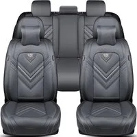 BREMER SITZBEZÜGE Autositzbezug für Hyundai Santa Fe DM Bj 2012-18 (FSL1), Set, 2-tlg., Komplettset Vorne und Hinten, in Grau