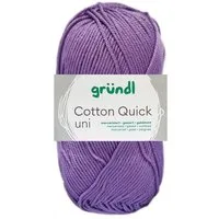 Gründl 50 Gramm Gründl Cotton Quick Uni Farbauswahl Häkelwolle