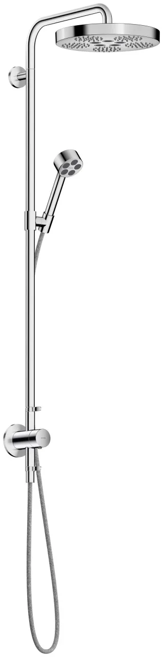Hansgrohe Showerpipe Unterputz AXOR One mit Thermostat, Kopfbrause 280 1jet chrom, 48796000 48796000